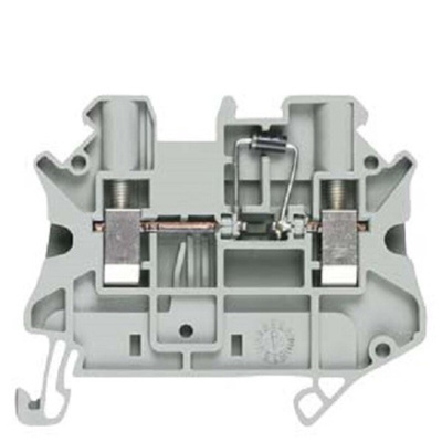 Siemens 8WH Series Grey Din Rail Terminal, 4mm², 1-Level, Screw Termination, CSA