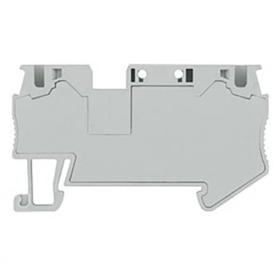 Siemens 8WH Series Grey Din Rail Terminal, 4mm², 1-Level, Spring Termination, CSA