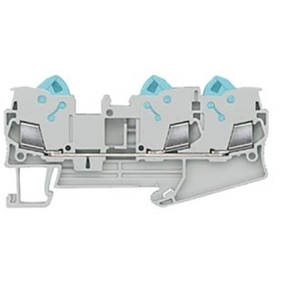 Siemens 8WH Series Grey Din Rail Terminal, 2.5mm², 1-Level, Plug-In Termination, CSA