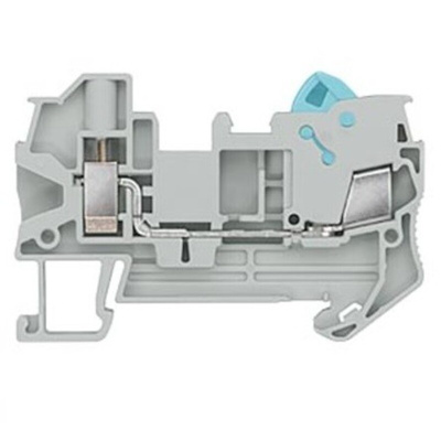 Siemens 8WH Series Grey Din Rail Terminal, 2.5mm², 1-Level, Plug In, Screw Termination, CSA