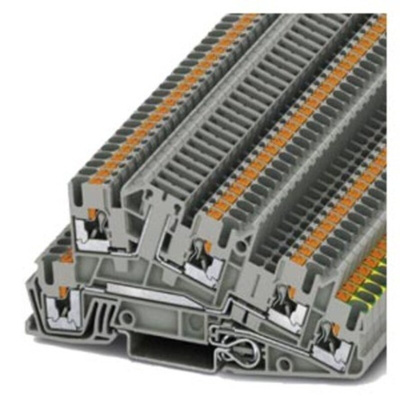 Siemens 8WH Series Grey Din Rail Terminal, 2.5mm², Plug-In Termination