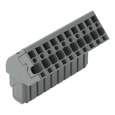 Wago 769 Series Grey Connector, 4mm², 1-Level, Cage Clamp Termination, CSA