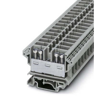 Phoenix Contact URK-ND 2 Series Grey Disconnect Terminal Block, Single-Level, Screw Termination