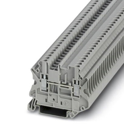 Phoenix Contact UT 2.5-MTD P/P Series Grey Feed Through Terminal Block, Single-Level, Screw Termination