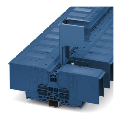 Phoenix Contact RBO 10-HC BU Series Blue Non-Fused Terminal Block, Single-Level, Bolt Termination