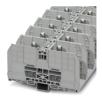 Phoenix Contact RBO 12 Series Grey Non-Fused DIN Rail Terminal, 10 → 240mm², Single-Level, Bolt Termination