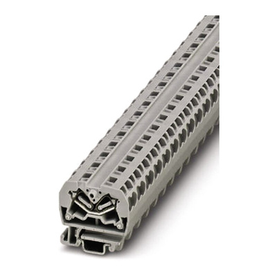 Phoenix Contact MSDBV 2.5 BU Series Blue Feed Through Terminal Block, 0.08 → 4mm², Single-Level, Spring Clamp