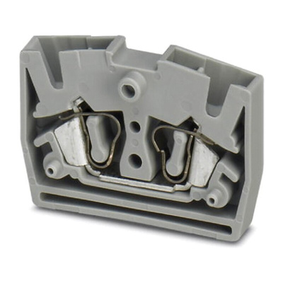 Phoenix Contact MSB 2.5-F Series Grey DIN Rail Terminal Block, 0.08 → 4mm², Spring Clamp Termination