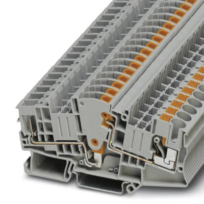 Phoenix Contact PTME 6/1P Series Grey Disconnect Terminal Block, 0.5 → 10mm², Single-Level, Push In Termination