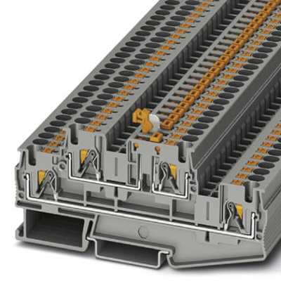 Phoenix Contact DIN Rail Terminal Block, 0.2 → 4mm², Push In Termination