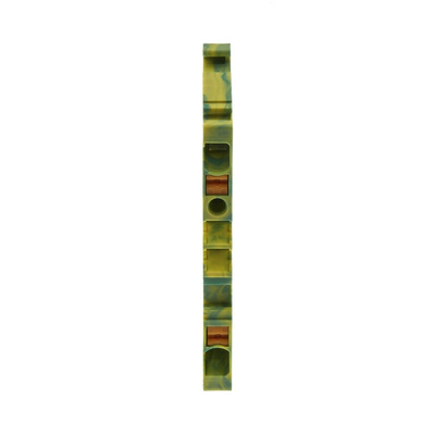Weidmuller A Series Green/Yellow DIN Rail Terminal Block, 2.5mm², Single-Level, Push In Termination