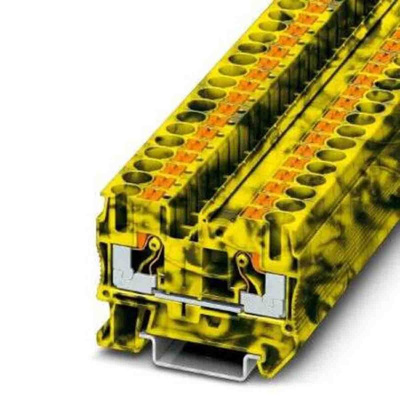 Phoenix Contact PT 6 Series Feed Through Terminal Block, 0.5 → 10mm², Push In Termination, ATEX, IECEx
