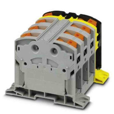 Phoenix Contact PTPOWER Series Grey DIN Rail Terminal Block, 185mm², Screw Termination