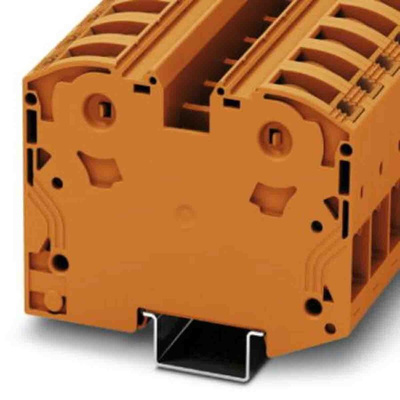 Phoenix Contact PTPOWER 35 Series Orange Non-Fused DIN Rail Terminal, 2.5 → 35mm²