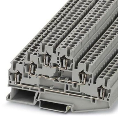 Phoenix Contact ST 2.5-3L-DIO/M-O Series Grey Multi Level Terminal Block, 0.08 → 4mm²