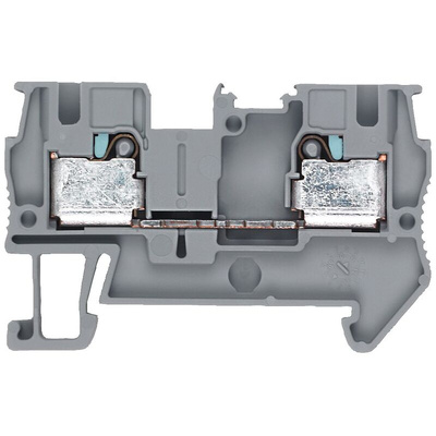 Siemens 8WH Series Grey DIN Rail Terminal Block, 4mm²