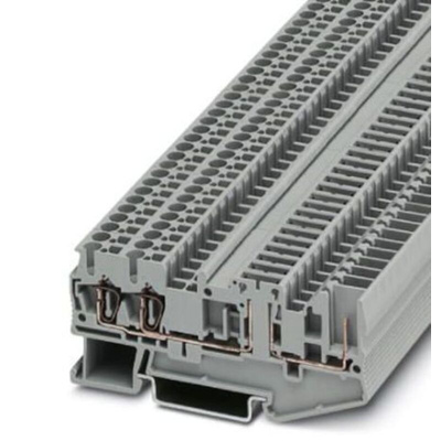 Phoenix Contact ST 2.5-TWIN-TG/1P Series Grey Disconnect Terminal Block, 0.08 → 4mm²