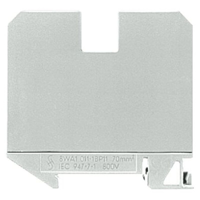 Siemens 8WA Series Beige DIN Rail Terminal Block, Screw Termination