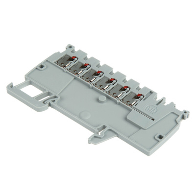 Rockwell Automation 1492-P Series Grey Feed Through Terminal Block