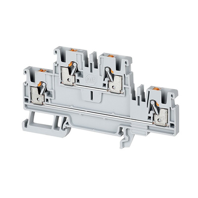 Rockwell Automation 1492-P Series Orange Feed Through Terminal Block