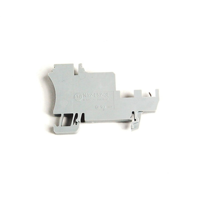 Rockwell Automation 1492 Series Grey DIN Rail Terminal Block, 1.5mm², Spring Clamp Termination