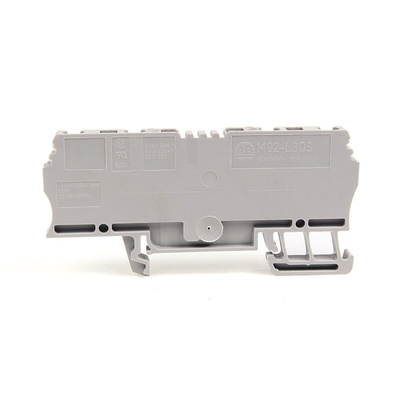 Rockwell Automation 1492 Series Grey DIN Rail Terminal Block, 2.5mm², Spring Clamp Termination, ATEX, IECEx