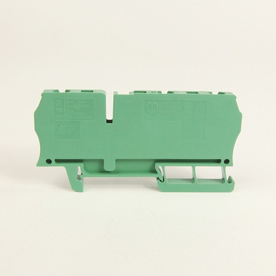 Rockwell Automation 1492 Series Green DIN Rail Terminal Block, 4mm², Spring Clamp Termination, ATEX, IECEx