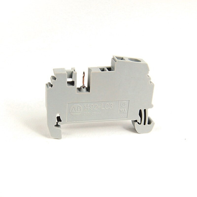 Rockwell Automation 1492 Series Grey DIN Rail Terminal Block, 2.5mm², Spring Clamp Termination, ATEX, IECEx