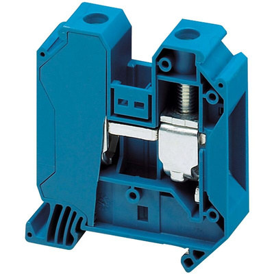 Schneider Electric TRV Series Blue Feed Through Terminal Block, 35mm², Screw Termination, ATEX