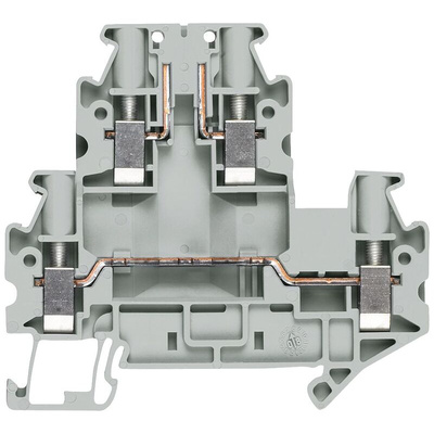 Siemens 8WH1025 Series Grey DIN Rail Terminal Block, 2.5mm², Screw Termination