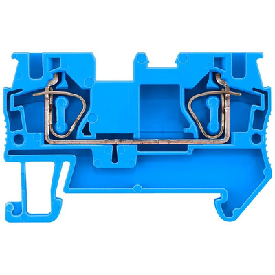 Siemens 8WH2000 Series Blue DIN Rail Terminal Block, 2.5mm², Spring Termination
