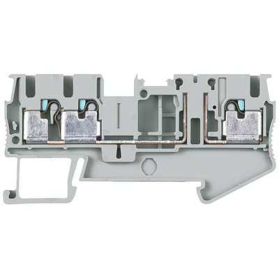 Siemens ALPHA Series Grey DIN Rail Terminal Block, 4mm², Single-Level
