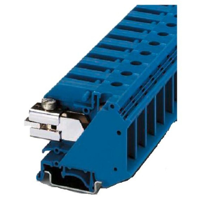 Siemens 8WH1201 Series Blue DIN Rail Terminal Block, Triple-Level, Screw Termination