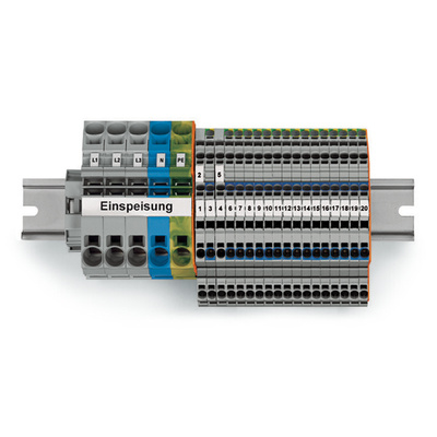 Wago TOPJOB S FI/LS main distribution board - 821 Series Distribution Unit