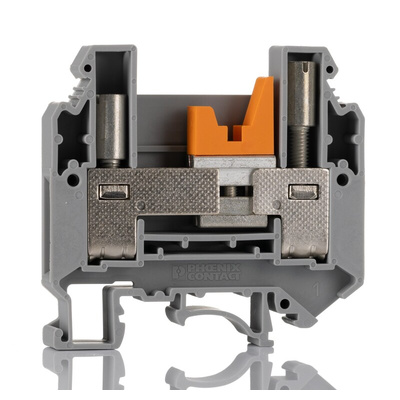 Phoenix Contact URTK-BEN Series Grey Disconnect Terminal Block, 0.5 → 16mm², 1-Level, Screw Termination