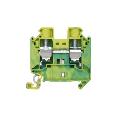 Siemens 8WH Series Green, Yellow DIN Rail Terminal Block, 16mm², 1-Level, Screw Termination