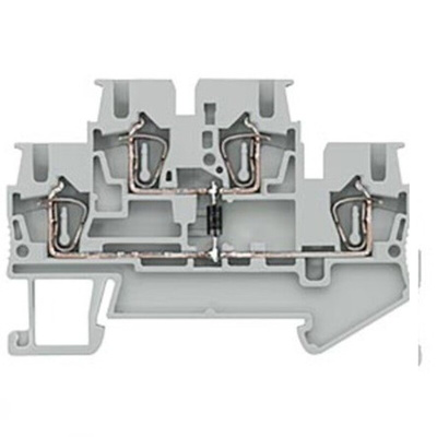 Siemens 8WH Series Grey Din Rail Terminal, 2.5mm², 2-Level, Spring Termination, CSA