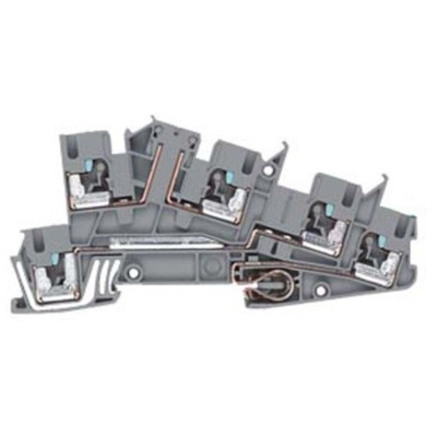 Siemens 8WH Series Grey Din Rail Terminal, 2.5mm², Plug-In Termination