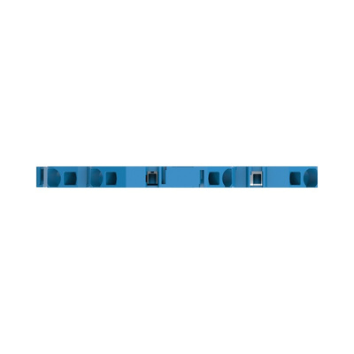 ENTRELEC SNK Series Blue Terminal Block, 4mm², 2-Level, Push In Termination