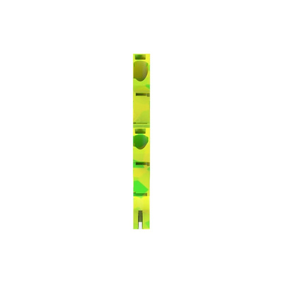 1SNK Series Green, Yellow Terminal Block, 4mm², 2-Level, Push In Termination