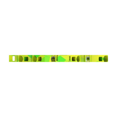 1SNK Series Green, Yellow Terminal Block, 4mm², 2-Level, Push In Termination