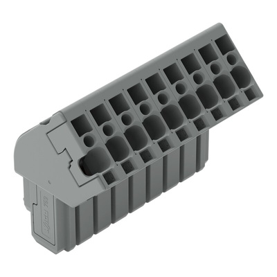 Wago 769 Series Grey Connector, 4mm², Cage Clamp Termination, CSA