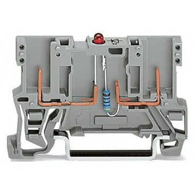 Wago 769 Series Grey Carrier Terminal Block, Wire Termination, CSA