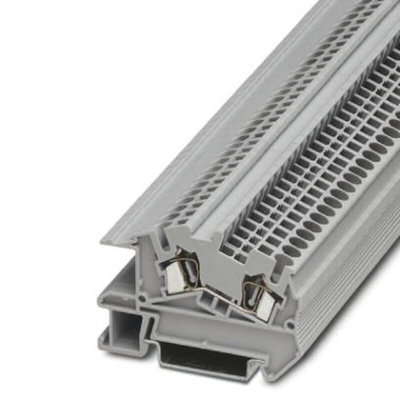 Phoenix Contact STI Clipline Series Grey DIN Rail Terminal Block, 0.08 → 4mm², Single-Level, Spring Clamp
