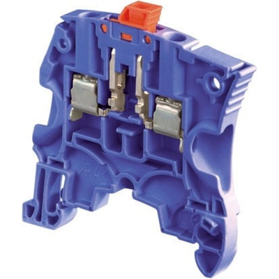 Entrelec SNK Series Blue Disconnect Terminal Block, 4mm², Single-Level, Screw Termination