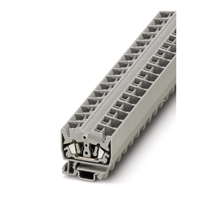 Phoenix Contact MSDB 2.5 OG Series Orange Feed Through Terminal Block, Single-Level, Spring Clamp Termination