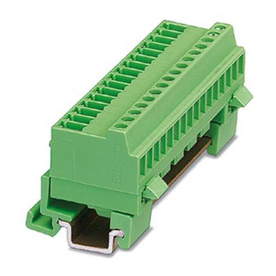 Phoenix Contact MCVK 1.5/ 9-G-3.81 Series DIN Rail Terminal Block, Screw Termination