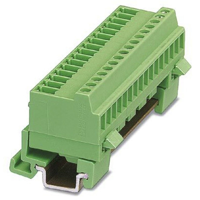 Phoenix Contact MCVK 1.5/14-G-3.81 Series DIN Rail Terminal Block, Screw Termination