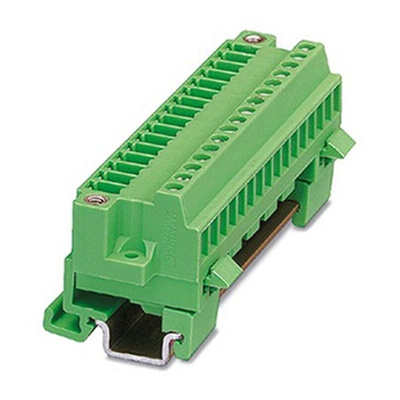 Phoenix Contact MCVK 1.5/ 8-GF-3.81 Series DIN Rail Terminal Block, Screw Termination