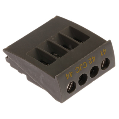 PR Electronics 5900 Series Black DIN Rail Terminal Block, 2.5mm², Screw Termination